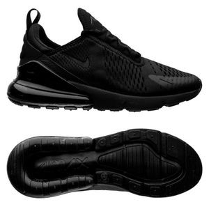Womens black nike airmax 270